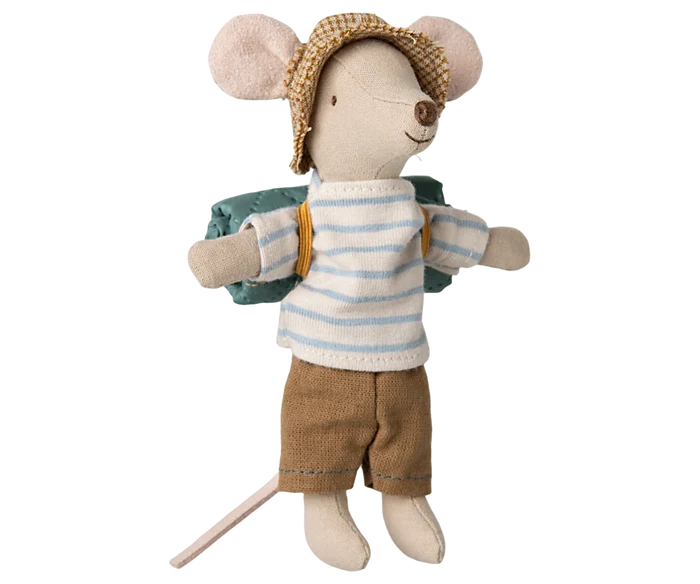 Maileg - Big Brother Mouse - Hiker - Stripes