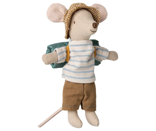 Maileg - Big Brother Mouse - Hiker - Stripes