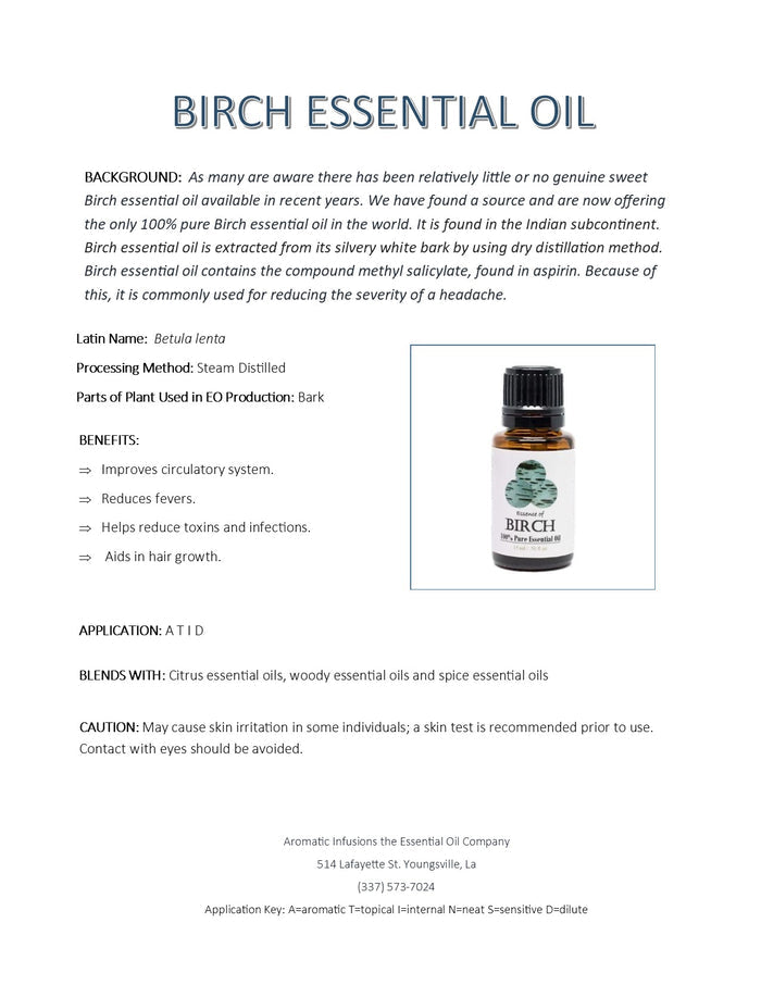 Birch Essential Oil 15ml
