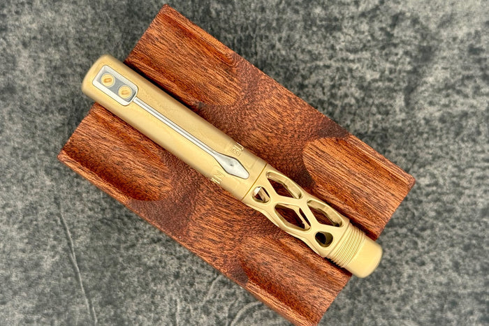 Black Forest Pens Rhombus Minimo Fountain Pen - Brass