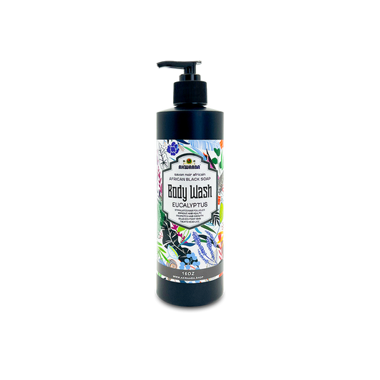 Black Soap Body Wash (Eucalyptus) 16oz