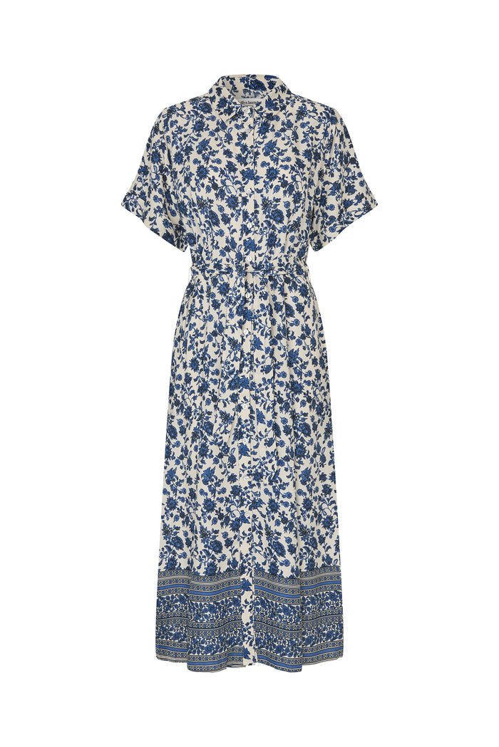 BLAKE MIDI DRESS in Blue by Lollys Laundry