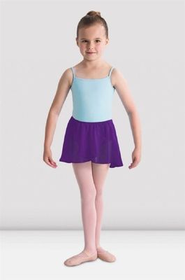 Bloch Girls Solid Color Faux Wrap Skirt