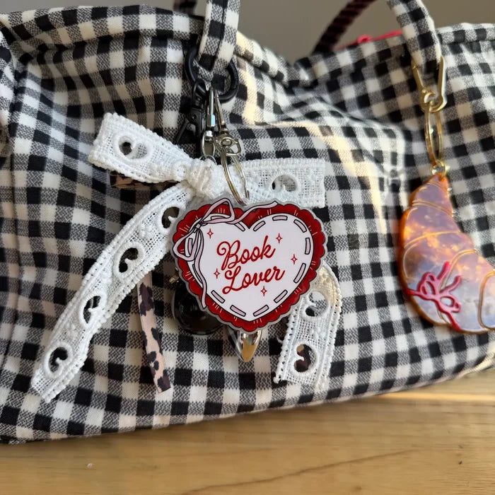 Book Lover Keychain/Bag Charm