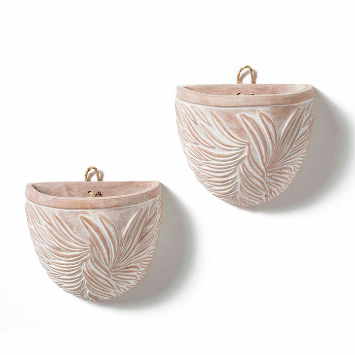 Botanical Terracotta Wall Planter- Sold Individually (*Local Pickup/Local Delivery Only) (Copy)