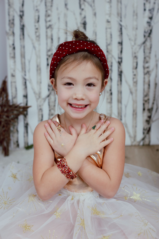 Boutique Ruby Red Bracelet Set, 3pcs