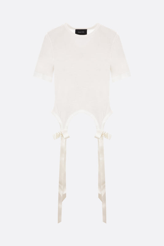 Bow Tail t-shirt in jersey