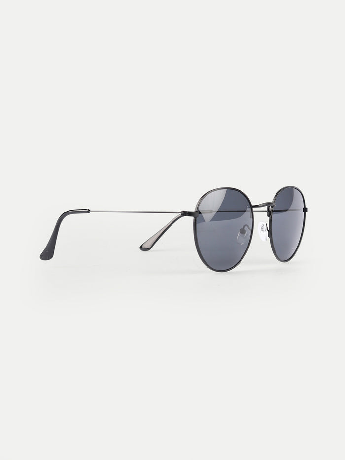 Brandon Wireframe Sunglasses | Matte Black-Image 2