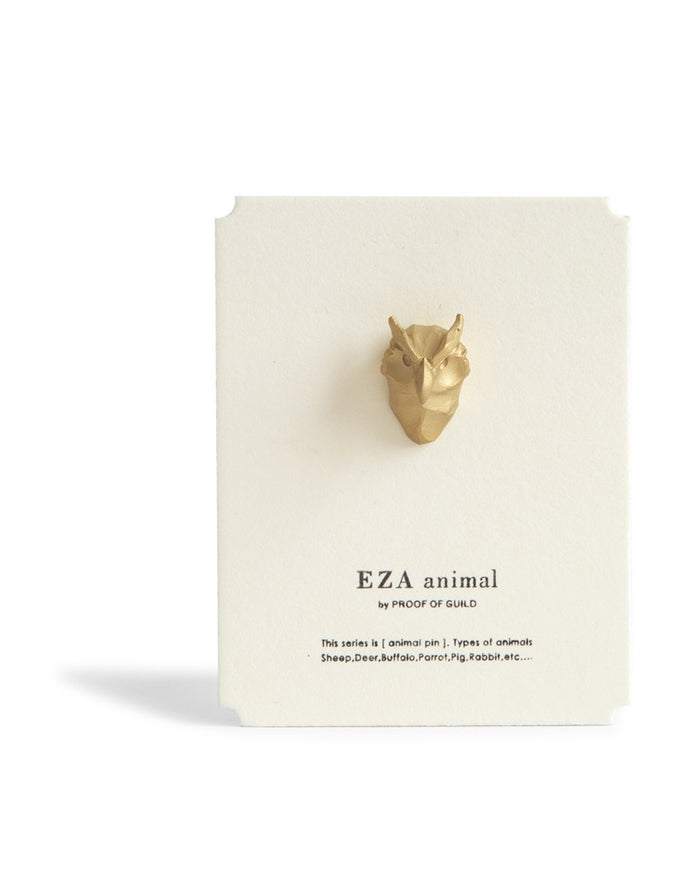 Brass Owl Pin