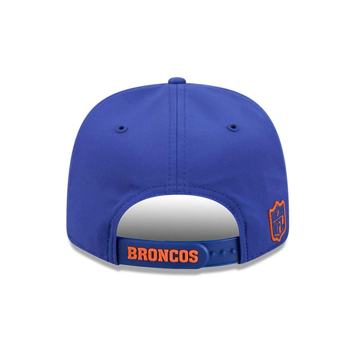 Pictured is this NFL Sideline 2026 Denver Broncos 9SEVENTY Stretch Snap cap in blue. 3
