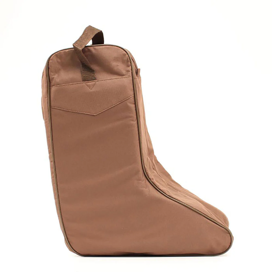 Brown Western Boot Bag