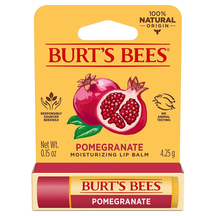 Burt’s Bees Beeswax Pomegranate Lip Balm - 0.15 oz - 72 Pack