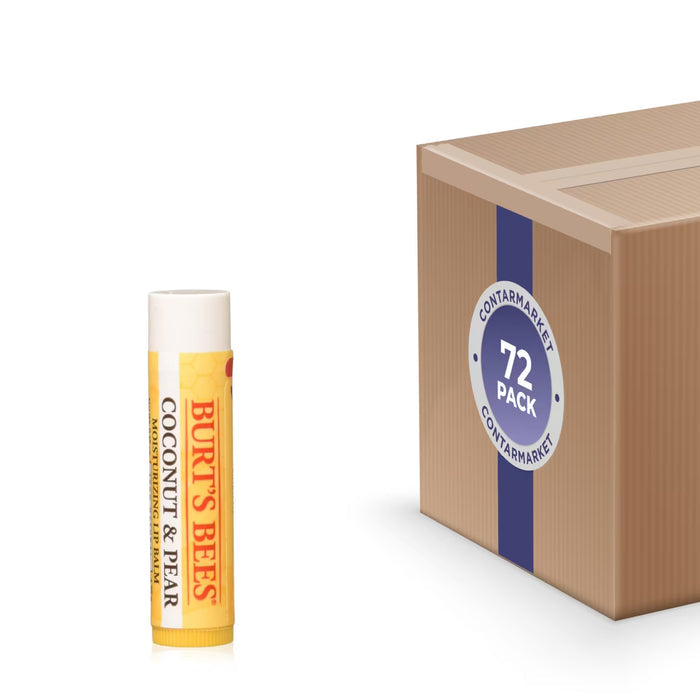 Burt’s Bees Coconut & Pear Lip Balm, 0.15 oz - 72 Pack