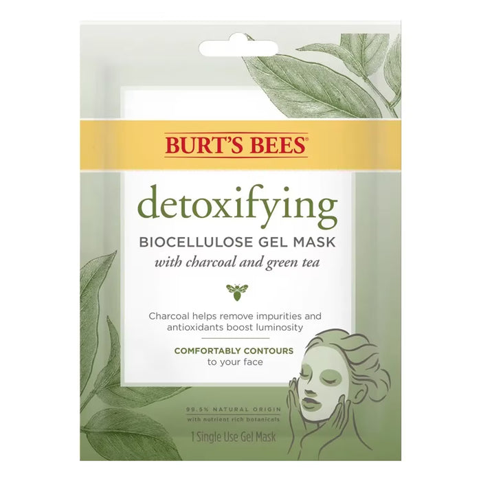 Burt’s Bees Detoxifying Biocellulose Gel Mask Green Tea - 48 Pack