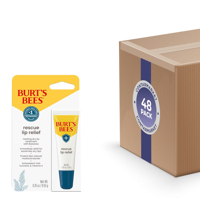 Burt’s Bees Rescue Lip Relief Squeeze Tube - 0.35 oz - 48 Pack