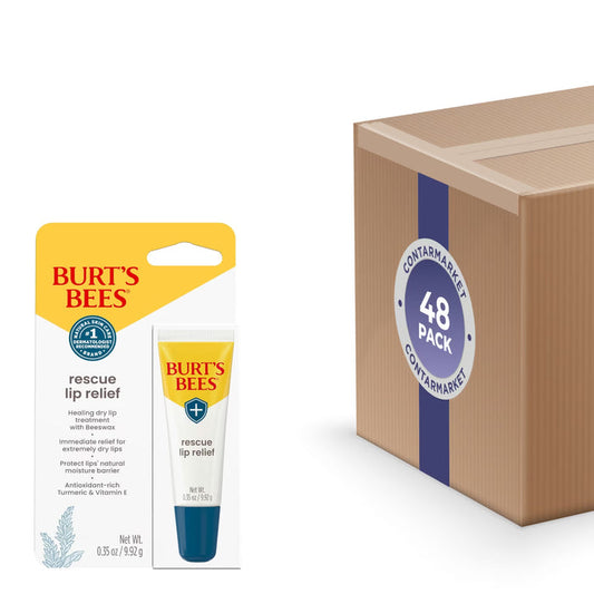 Burt’s Bees Rescue Lip Relief Squeeze Tube - 0.35 oz - 48 Pack