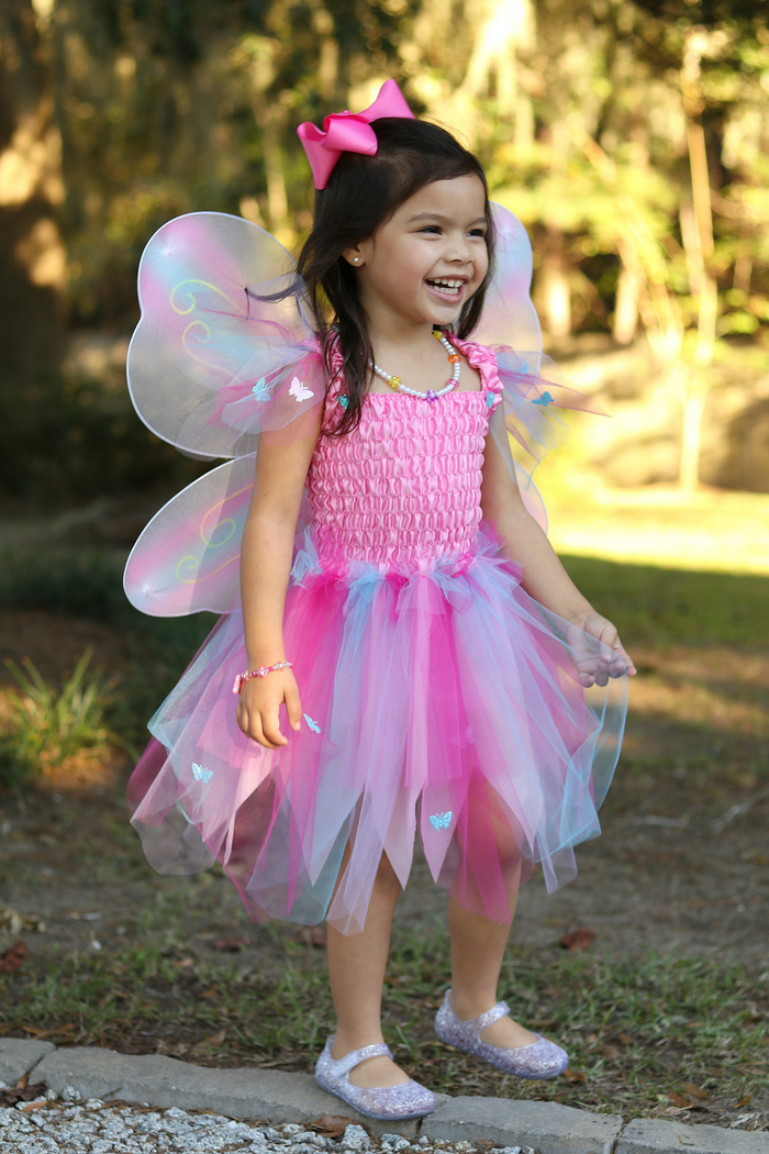 Butterfly Dress & Wings with Wand