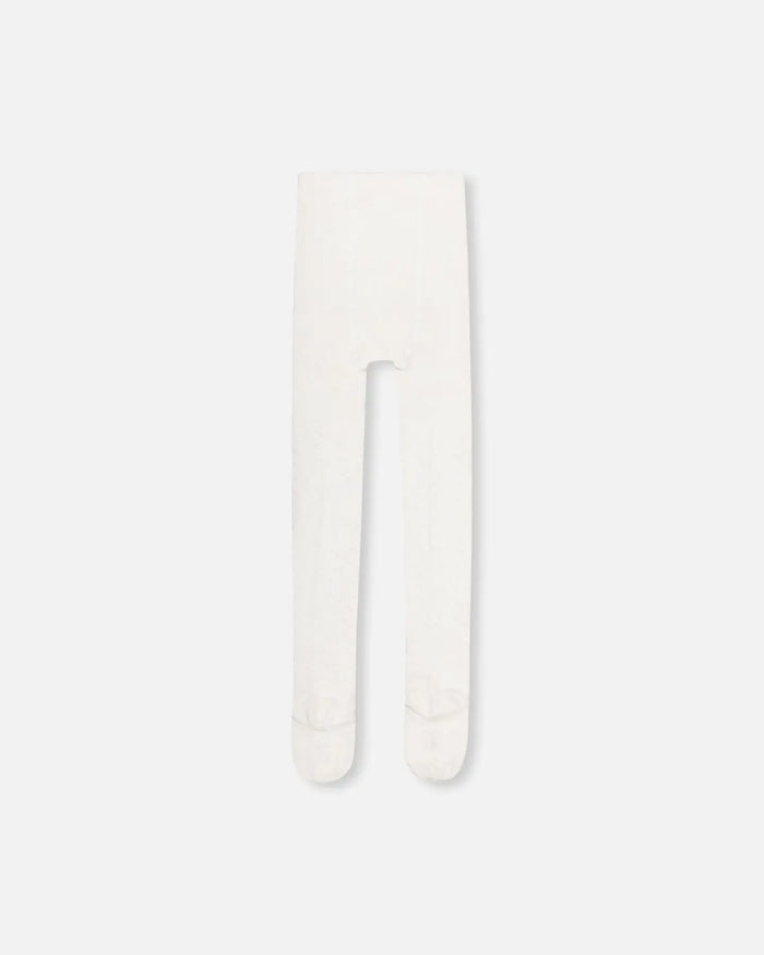 Cable Tights Off White | Deux par Deux | Jenni Kidz