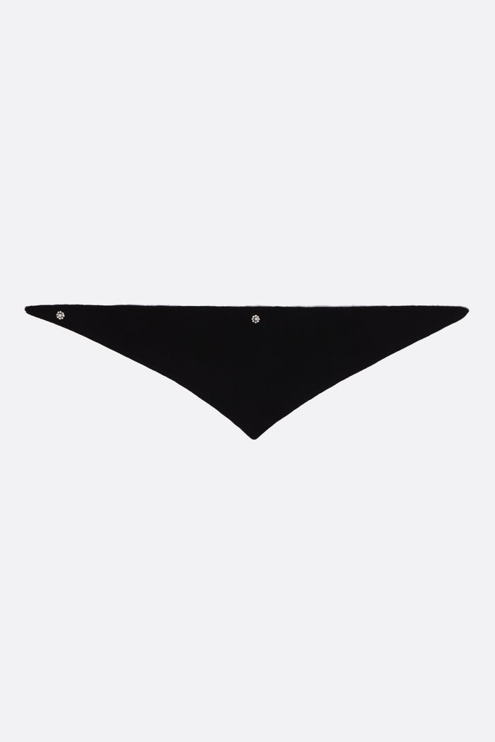 cashmere neckerchief with embroideries