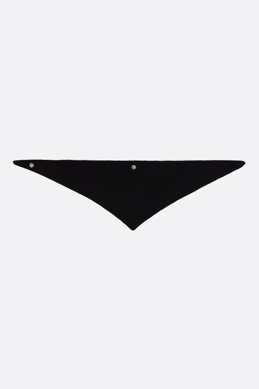 cashmere neckerchief with embroideries
