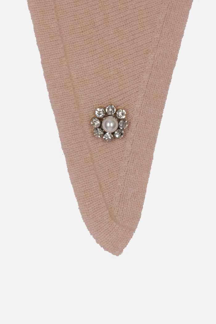 cashmere neckerchief with embroideries