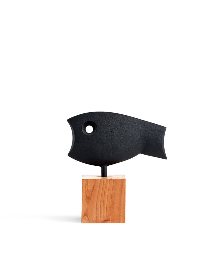 Cast Iron Ornament - Big Mouth Fish