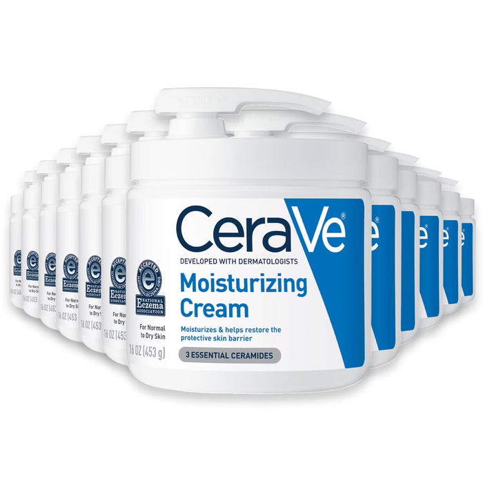 CeraVe Moisturizing Cream with Pump - 16 oz - 12 Pack