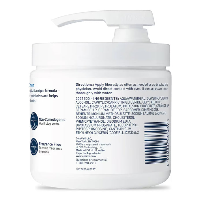 CeraVe Moisturizing Cream with Pump - 16 oz - 12 Pack