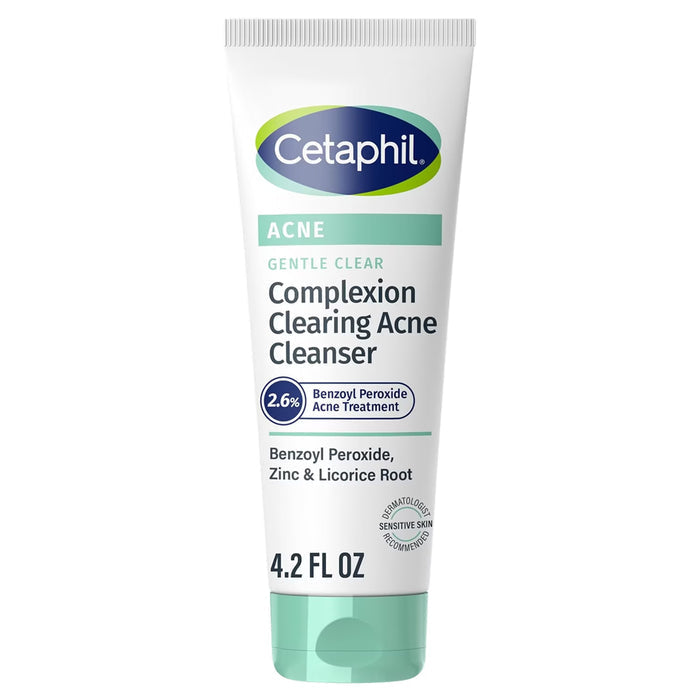 Cetaphil Gentle Clear Complexion-Clearing BPO Acne Cleanser - 4.2 oz - 12 Pack