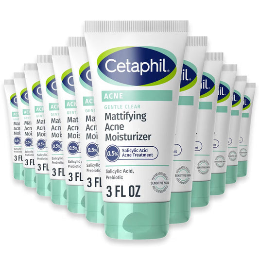 Cetaphil Gentle Clear Mattifying Acne Moisturizer - 3 oz - 12 Pack