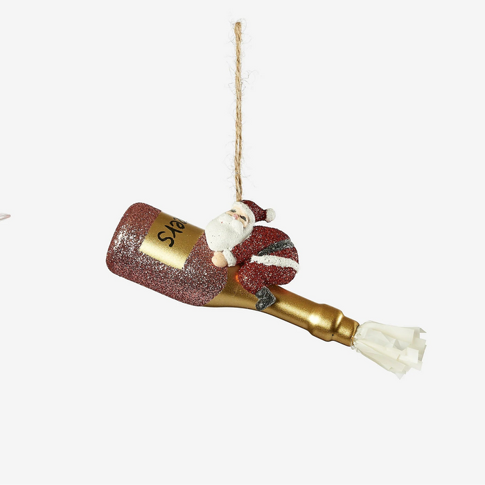 Cheers, Santa! Ornament