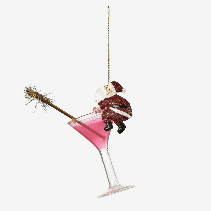 Cheers, Santa! Ornament