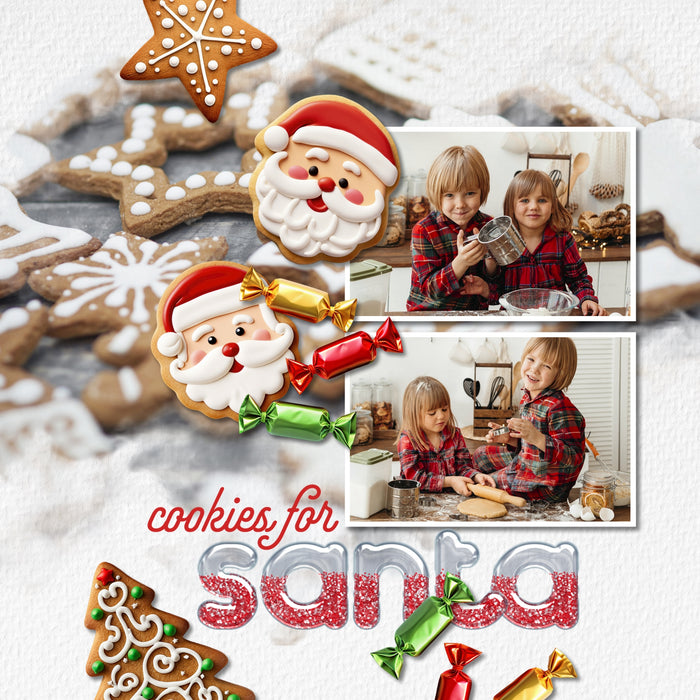 Accent your Christmas greeting cards and traditional holiday pages with these realistic embellishments in classic colors of red and green by Lucky Girl Creative digital art for digital scrapbooking! Embellishments include bird, Cardinal, candy, stocking, Christmas tree, scarf, sock, Santa Claus coat, doll, front door, evergreen arch, figurine, Hummel, fireplace, poinsettia, cupcake, yule log, apple cider, hot cocoa, hot chocolate, gift bag, present, gingerbread, cookie, house, bell, ice skates, hat, holly,