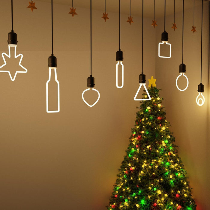 Christmas Decorative LED Bulb Set Warm White 2700K E27~6459