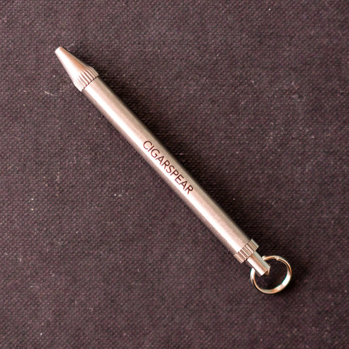 The CigarSpear in Brushed Titanium