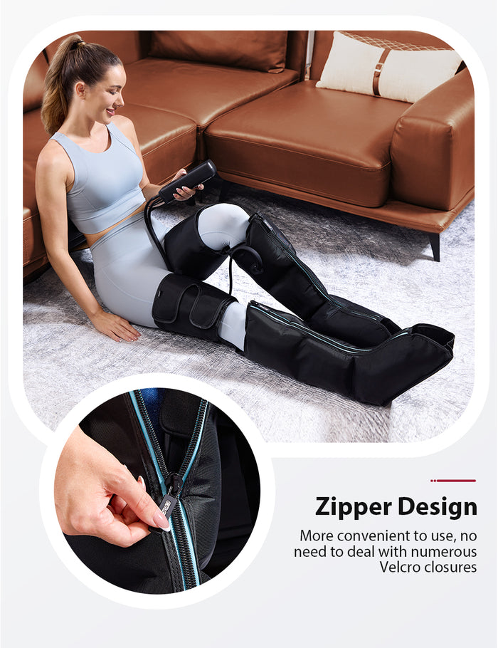 CINCOM 3 in 1 Full Leg Compression Massager for Circulation 105A