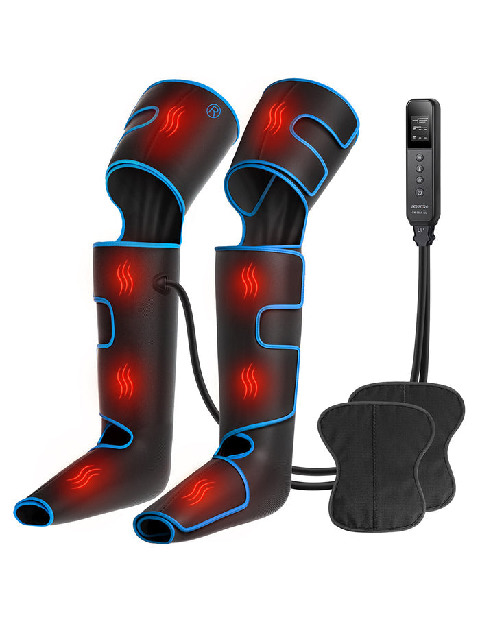CINCOM Adjustable Full-Leg Air Compression Massager with Heat