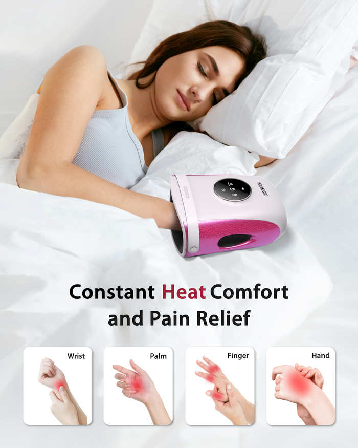 CINCOM Split-Finger Hand Massager with Heat & Air Compression