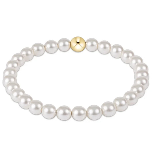 Classic Pearl 6mm bead Braclet