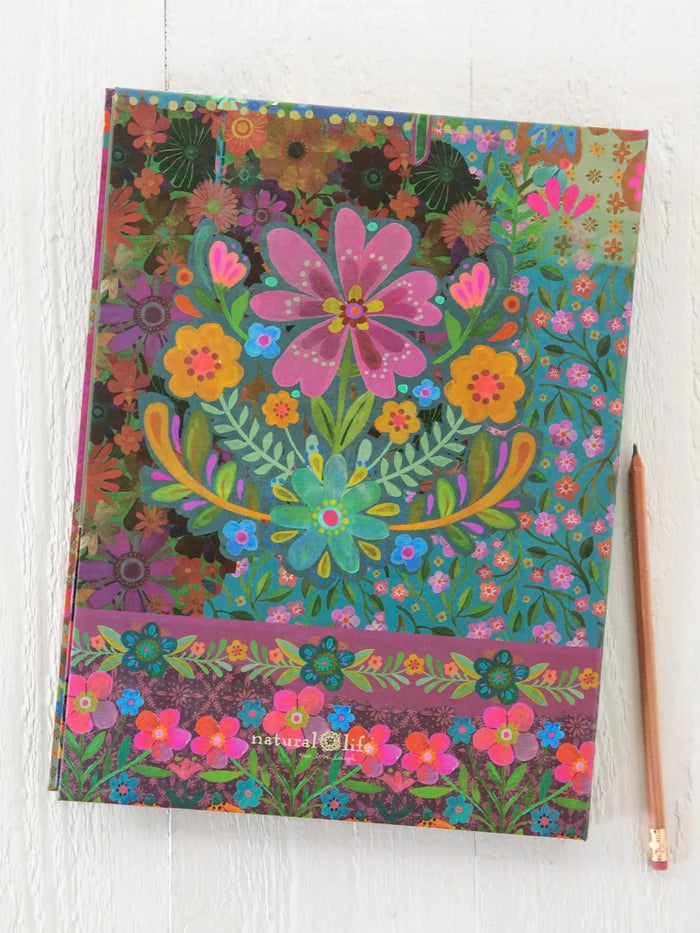 Clipfolio with Notepad - Teal Heart-view 3