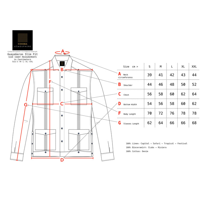 Cohiba Atmosphere Guayabera Bioceramic