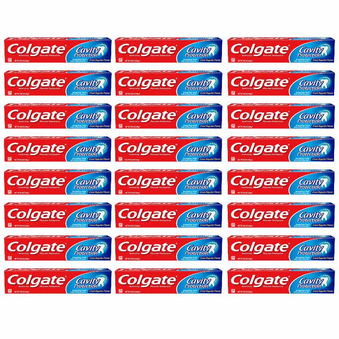 Colgate Cavity Protection with Fluoride Great regular White  8 oz - 24 Pack