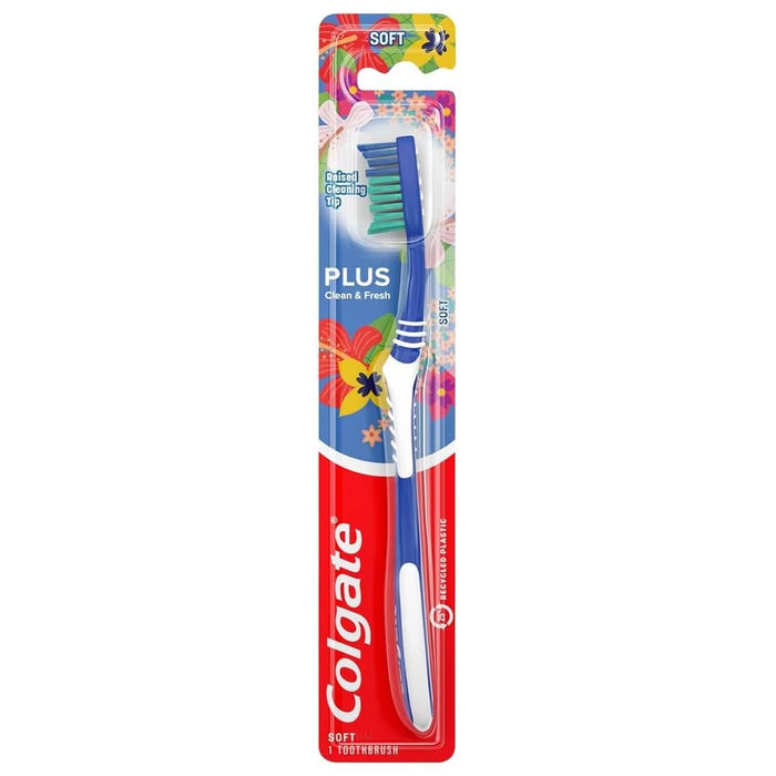 Colgate Plus Adult Full Head Soft Toothbrush - 72 Pack