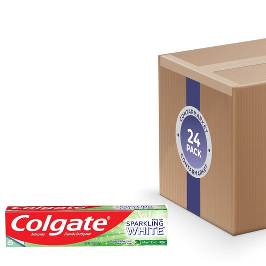 Colgate Sparkling White Mint Toothpaste - 4 oz - 24 Pack