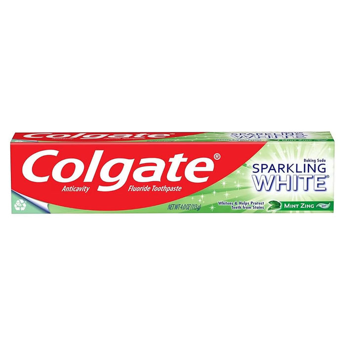Colgate Sparkling White Mint Toothpaste - 4 oz - 24 Pack