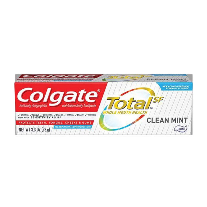 Colgate Total Clean Mint Paste Toothpaste - 3.3 oz - 24 Pack