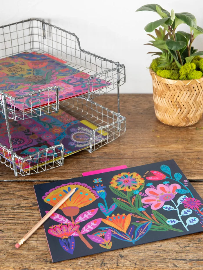 Colorful File Folders, Set of 6 - Mustard-view 2