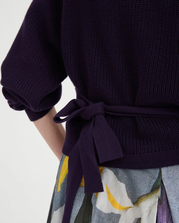 COMPOSURE CARDIGAN in Dahlia by Kowtow Australia