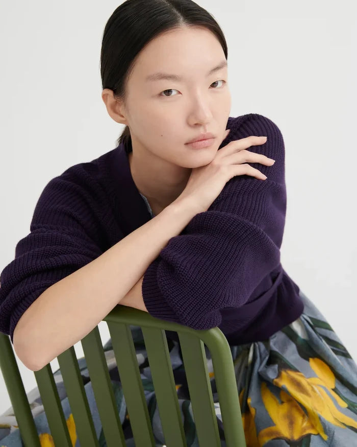 COMPOSURE CARDIGAN in Dahlia by Kowtow Australia
