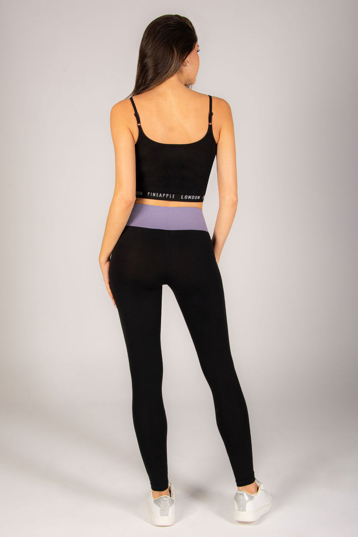 Contrast Band Leggings